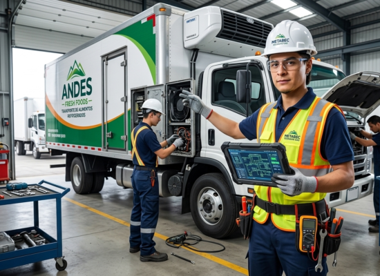 Sistemas de Refrigeración Comercial para Transporte de Alimentos en Ecuador | METABEC