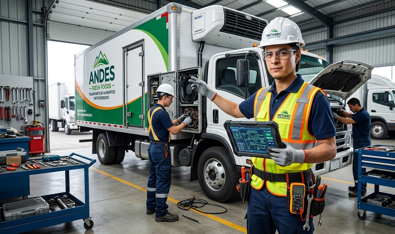 Sistemas de Refrigeración Comercial para Transporte de Alimentos en Ecuador | METABEC