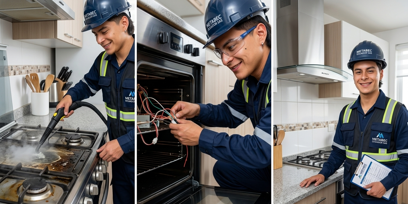 Mantenimiento Preventivo de Cocinas a Gas en Imbabura y Carchi | METABEC