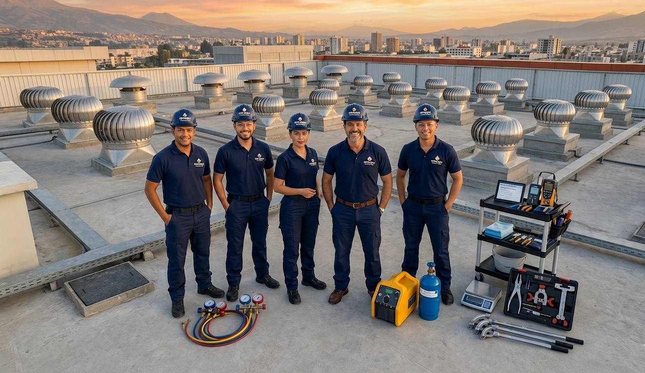 Venta, Instalación y mantenimiento de sistemas de ventilación